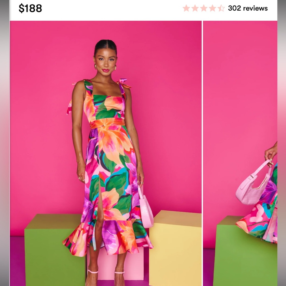 Show Me Your Mumu Garden Midi Dress